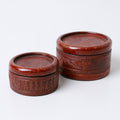 Joyeros-Metal-15 x 15 x 9 cm-11 x 11 x 7 cm-Cobre-Marrón rojizo-Egipcio vintage