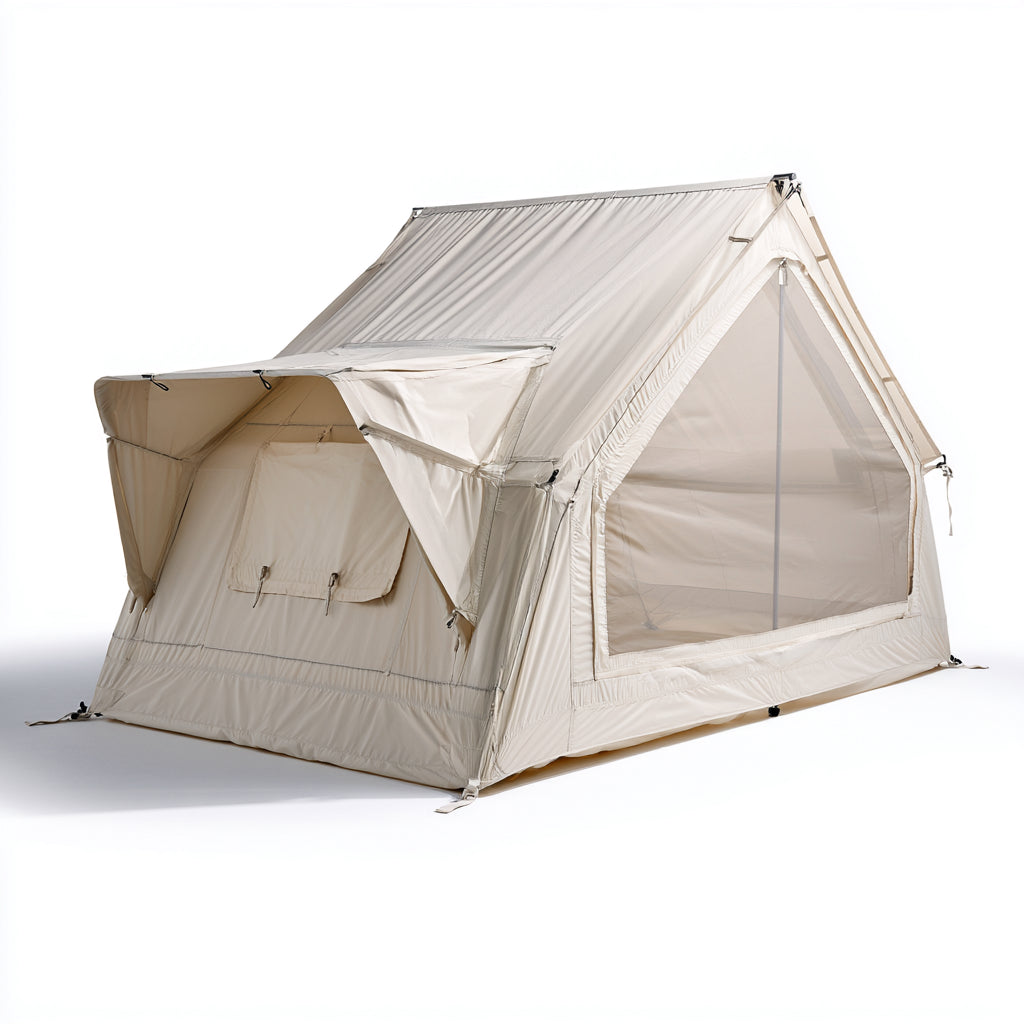 Tiendas de Campaña Familiares - Poliéster Oxford - 480x300x260 cm - Crema - Con Avance