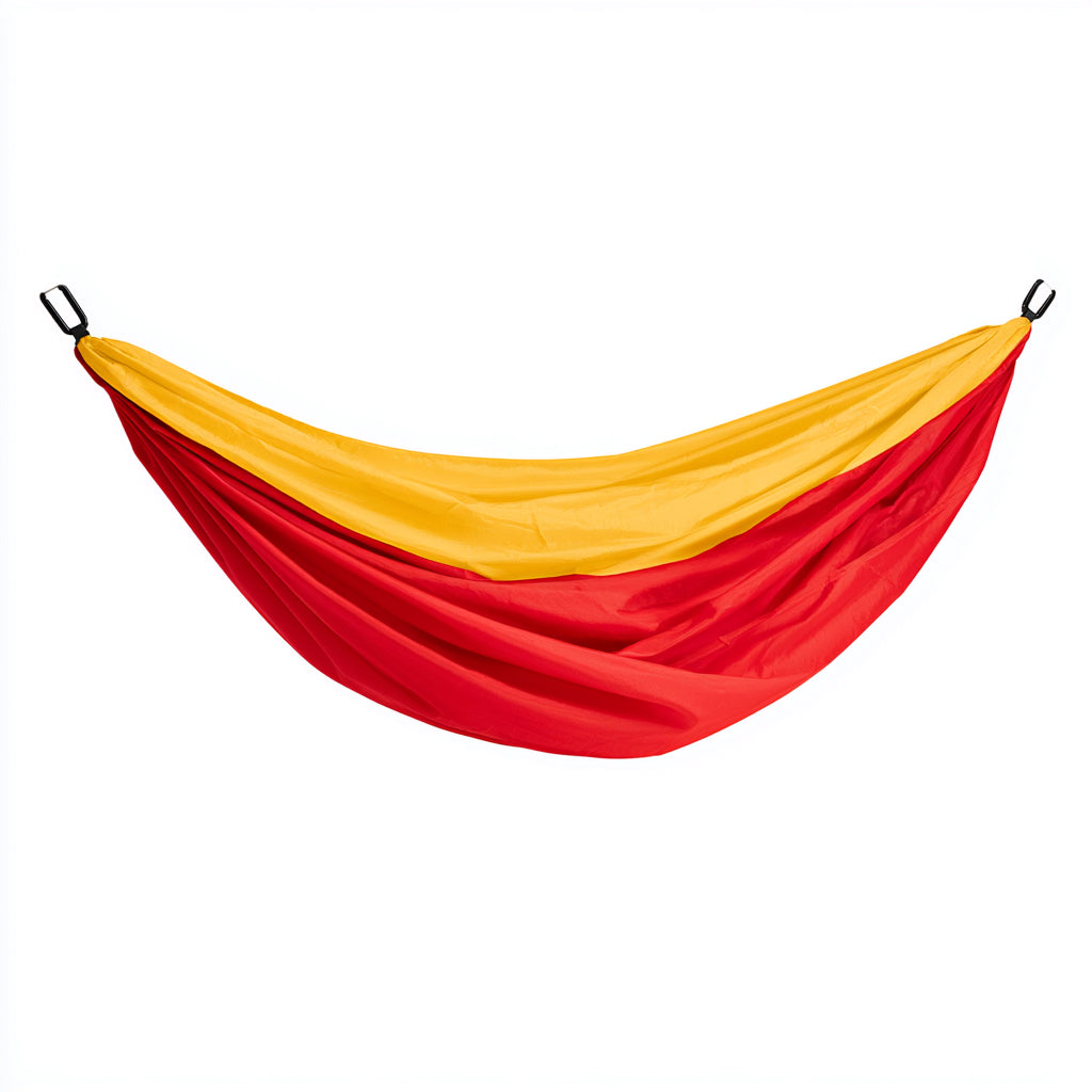 Hamacas - Nylon - 290x148 cm - Rojo-Amarillo - Portátil